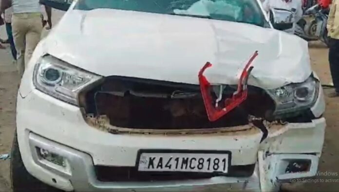 ಕಾಂಗ್ರೆಸ್‌ ನಾಯಕಿ ಕಾರು ಅಪಘಾತ
