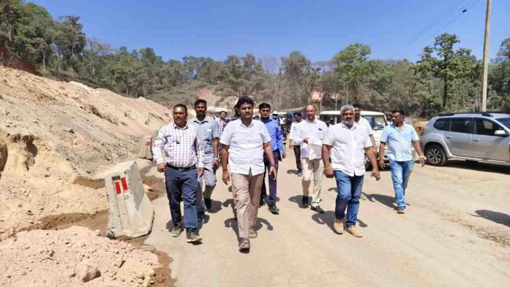 ಕಾಮಗಾರಿ ಪರಿಶೀಲನೆ