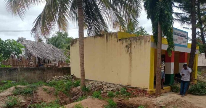 ಶಾಲಾ ಕಟ್ಟಡ ಕಾಮಗಾರಿ ಸ್ತಗಿತ