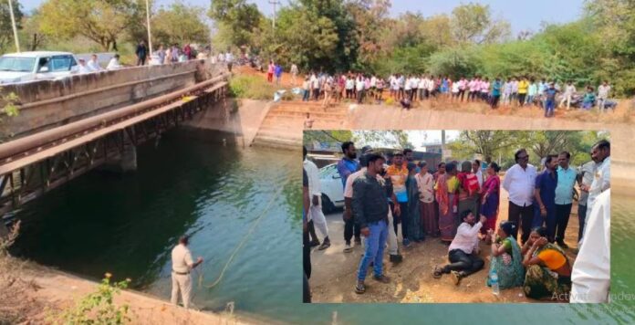 ಕಾಲುವೆಗೆ ಜಿಗಿದ ತಾಯಿ
