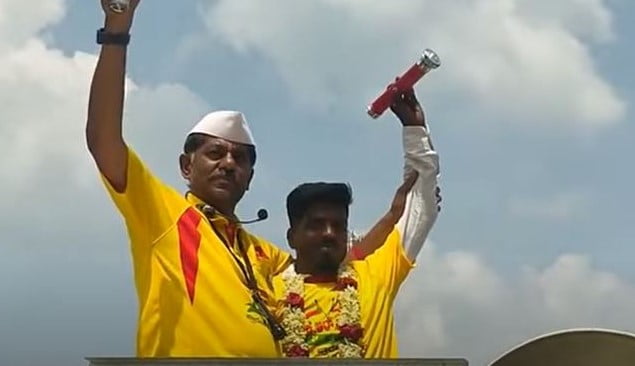 ಕೆಆರ್‌ಎಸ್‌ ಅಭ್ಯರ್ಥಿ ಪ್ರದೀಪ್‌ ಬಿ ವಿ