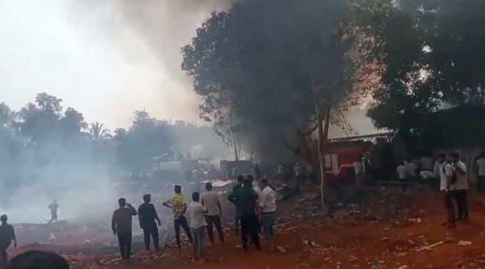 ಗುಜರಿ ಸಾಮಾನು ದಾಸ್ತಾನಿಗೆ ಬೆಂಕಿ