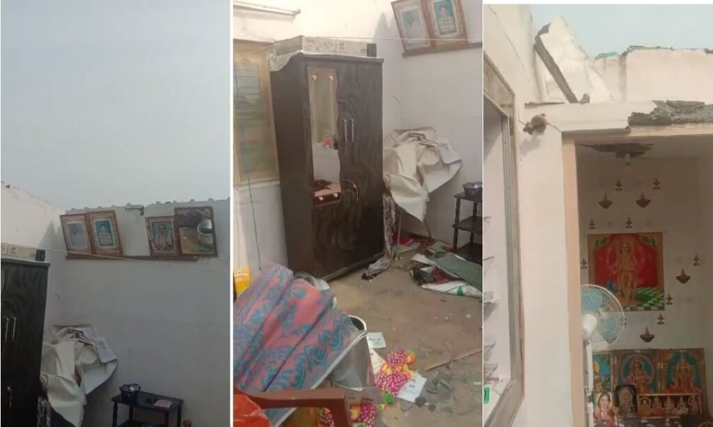 ಚಾಮರಾಜನಗರದಲ್ಲಿ ಮನೆಗೆ ಹಾನಿ