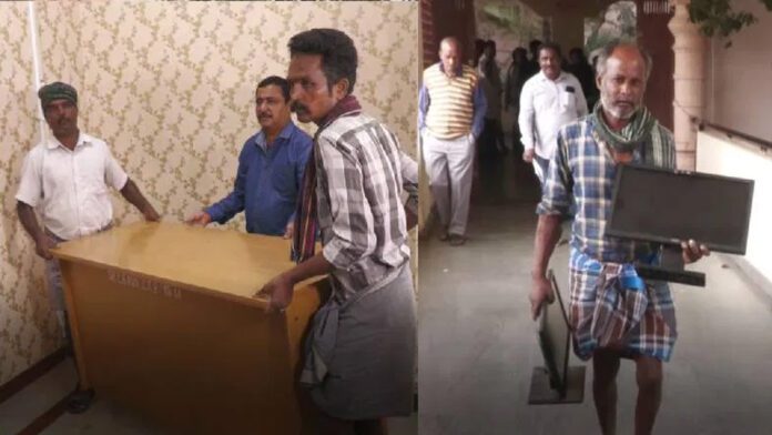 ಚಿಕ್ಕಬಳ್ಳಾಪುರ, ಪರಿಹಾರ ವಿಳಂಬ, ಎಸಿ ಕಚೇರಿ, ಪೀಠೋಪಕರಣ, Chikkaballapur, Compensation Delay, AC Office, Furniture,