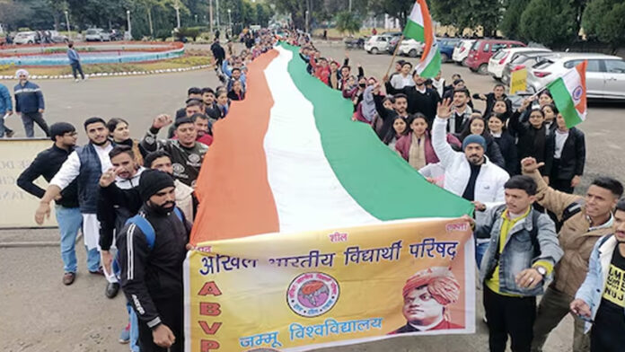 ಎಬಿವಿಪಿ, ಎಬಿವಿಪಿ ರ‍್ಯಾಲಿ, ಜಮ್ಮು ಮತ್ತು ಕಾಶ್ಮೀರ, ಸರ್ಕಾರ ಆದೇಶ, ABVP, ABVP Rally, Jammu and Kashmir, Government Order,