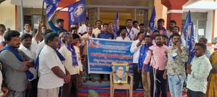 ದಲಿತ ಮುಖಂಡನಿಗೆ ಅವಮಾನ