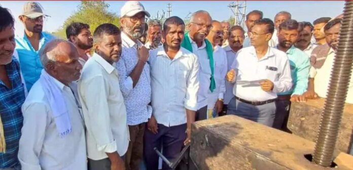 ದಾವಣಗೆರೆ ರೈತರ ಪ್ರತಿಭಟನೆ