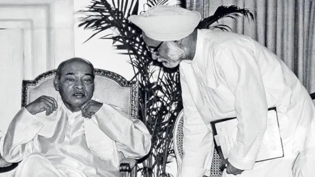 ನರಸಿಂಹ ರಾವ್ ಜೊತೆ ಸಿಂಗ್