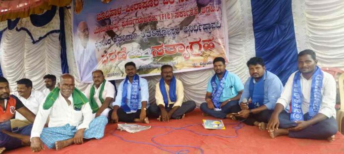 ನೀರಿಗಾಗಿ ರೈತರ ಪ್ರತಿಭಟನೆ