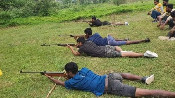 ಬಾಗಲಕೋಟೆ, ಕೋಮು ಕಾರ್ಯಕರ್ತರು, ಬಂದೂಕು ತರಬೇತಿ, ಶ್ರೀರಾಮಸೇನೆ, Bagalkot, communal activists, gun training, SriRama Sena,