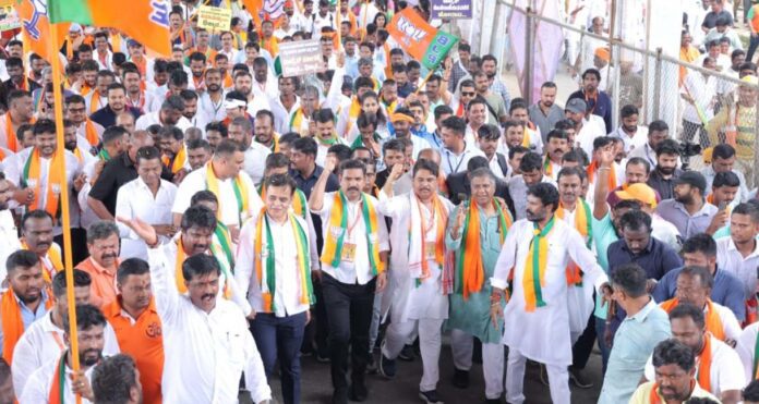 ಬಿಜೆಪಿ ಪಾದಯಾತ್ರೆ (1)