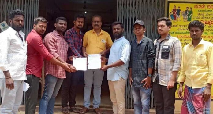 ಮರಗಳ ಕಟಾವು ವಿರೋಧಿಸಿ ದಲಿತ ಪ್ಯಾಂಥರ್‌ ಮನವಿ