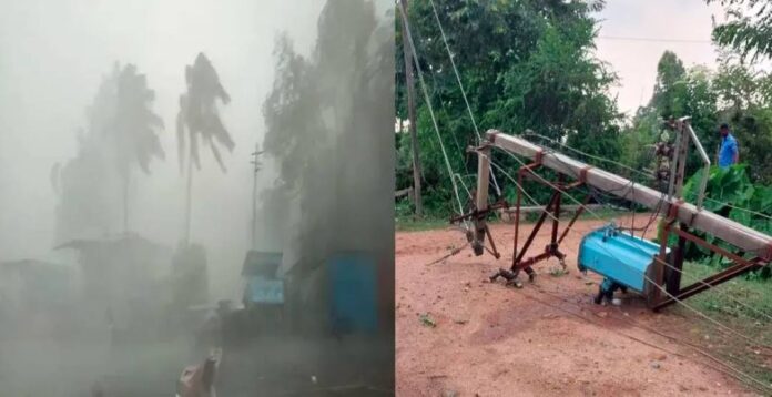 ಭಾರೀ ಮಳೆ ಸುರಿದ ಪರಿಣಾಮ ಅಪಾರ ಹಾನಿ