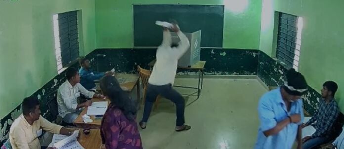 ಇವಿಎಂ ನಿಯಂತ್ರಣ ದ್ವಂಸ