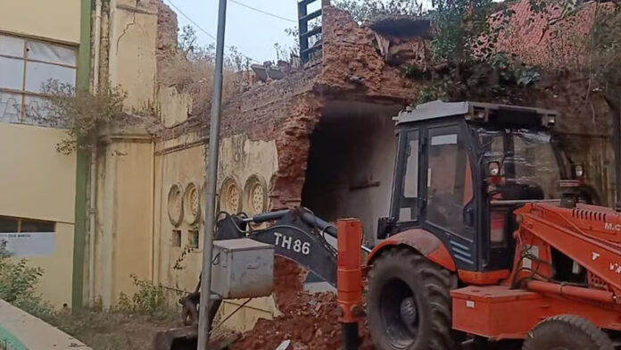 ಮೈಸೂರು, ಮಹಾರಾಣಿ ಕಾಲೇಜು, ಕಟ್ಟಡ ಕುಸಿತ, Mysore, Maharani College, building collapse,