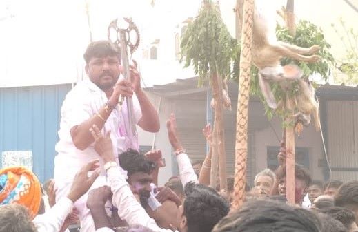 ಮೊಲ ಬೇಟೆಯಾಡಿದವನ ಮೆರವಣಿಗೆ