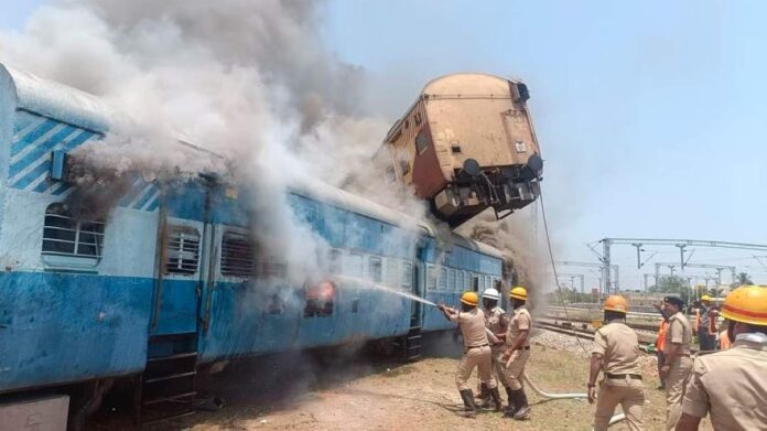 ರೈಲು ಅಪಘಾತ ಸಂಭವಿಸಿದಾಗ ಸುರಕ್ಷತಾ ಕ್ರಮದ ಕುರಿತು ಅಣುಕು ಪ್ರದರ್ಶನ