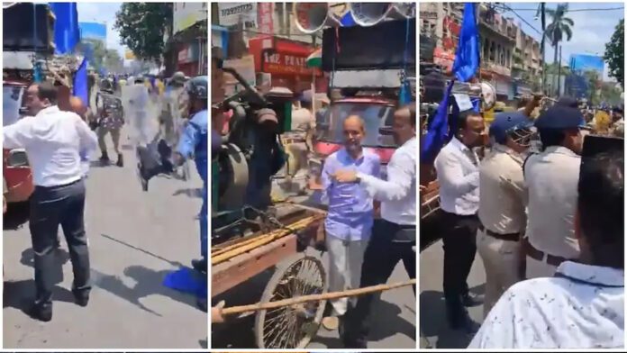 ಲಾಠಿಚಾರ್ಜ್‌, ಎಸ್‌ಡಿಎಂ, ಪೊಲೀಸ್‌, ಒಳಮೀಸಲಾತಿ, ಪ್ರತಿಭಟನೆ, ಕ್ರೀಮಿ ಲೇಯರ್, Lathicharge, SDM, Police, Reservation, Protest, Creamy Layer, ಬಿಹಾರ, ಪಾಟ್ನಾ,Bihar, Patna,