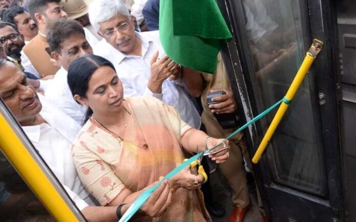 ಮಹಿಳೆಯರಿಗೆ ಉಚಿತ ಬಸ್‌ ಪ್ರಯಾಣಕ್ಕಾಗಿ ಶಕ್ತಿ ಯೋಜನೆಗೆ ಚಾಲನೆ