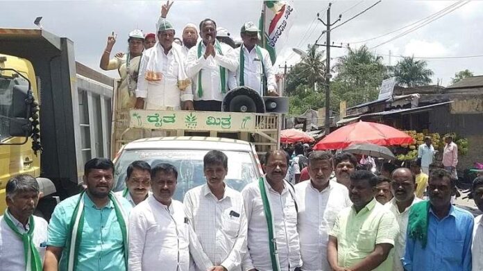 ಚುನಾವಣಾ ಪ್ರಚಾರ ಮಾಡಿದ ‌ಶಾಸಕ ಕೆ ಎಸ್‌ ಲಿಂಗೇಶ್