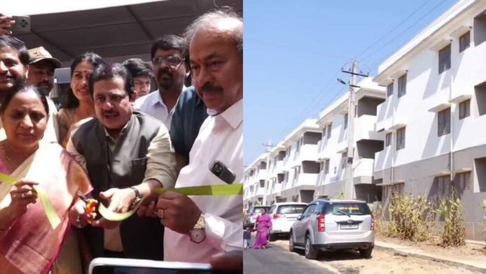 ಶಿವಮೊಗ್ಗದಲ್ಲಿ ಆಶ್ರಯ ಮನೆ ಹಸ್ತಾಂತರ