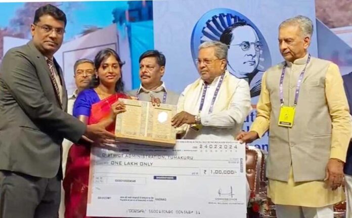 ತುಮಕೂರು ಸಂವಿಧಾನ ಜಾಥಾಕ್ಕೆ ಪ್ರಥಮ ಸ್ಥಾನ