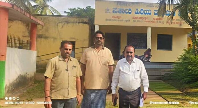 ಸಿದ್ದಾಪುರ ಶಾಲೆಗೆ ಶಿಕ್ಷಣಾಧಿಕಾರಿ ಭೇಟಿ