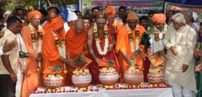 ಸಿರಿಧಾನ್ಯಗಳ ರಂಗೋಲಿ