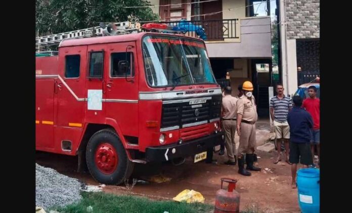 ಸಿಲಿಂಡರ್‌ ಸ್ಪೋಟದಿಂದ ನಾಲ್ವರಿಗೆ ಗಾಯ